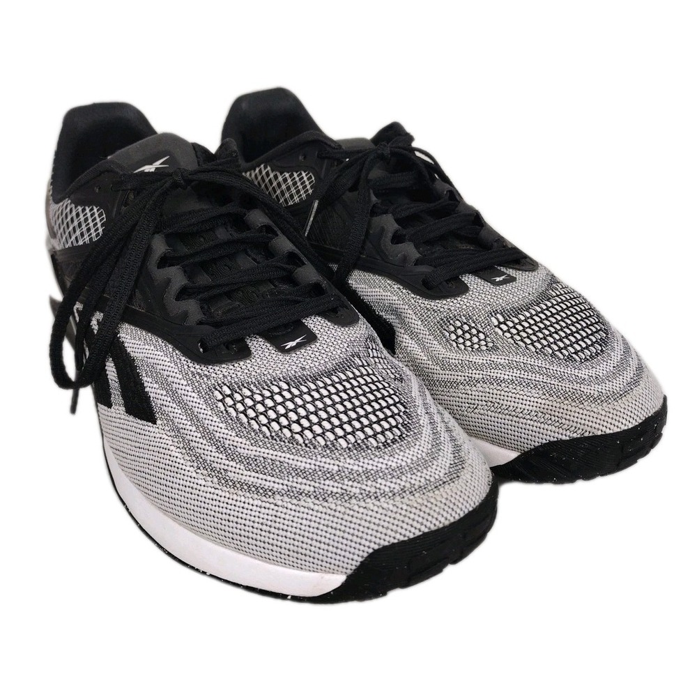 Reebok Nano X2 Black Pure Grey Mens Training Shoes Size 8.5